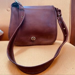 Vintage Coach Brown Shoulder Bag Purse VGUVC